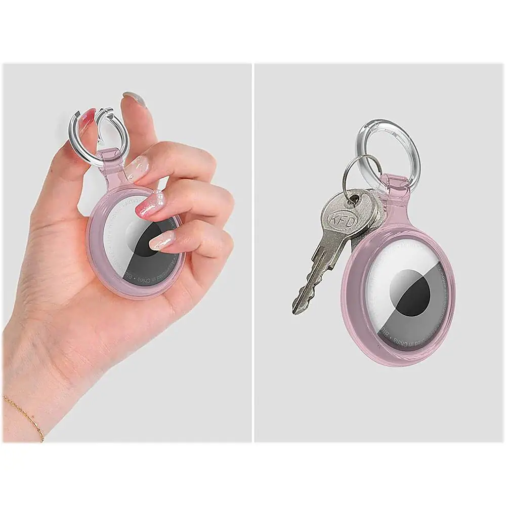 Alt View 14. SaharaCase - Hybrid Flex Case for Apple AirTag - Pink.