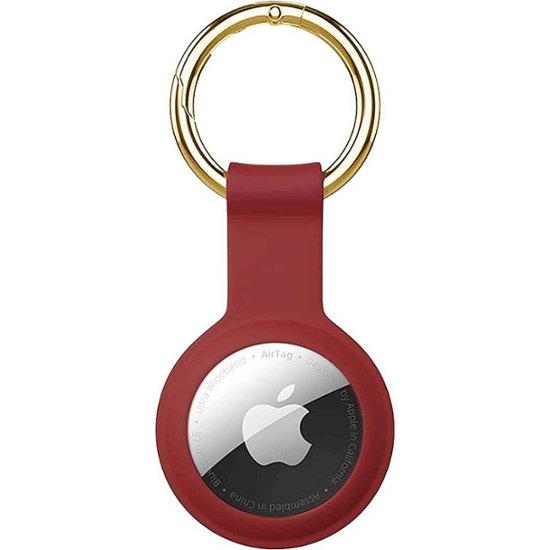 SaharaCase Liquid Silicone Case for Apple AirTag Red AT00015 - Best Buy