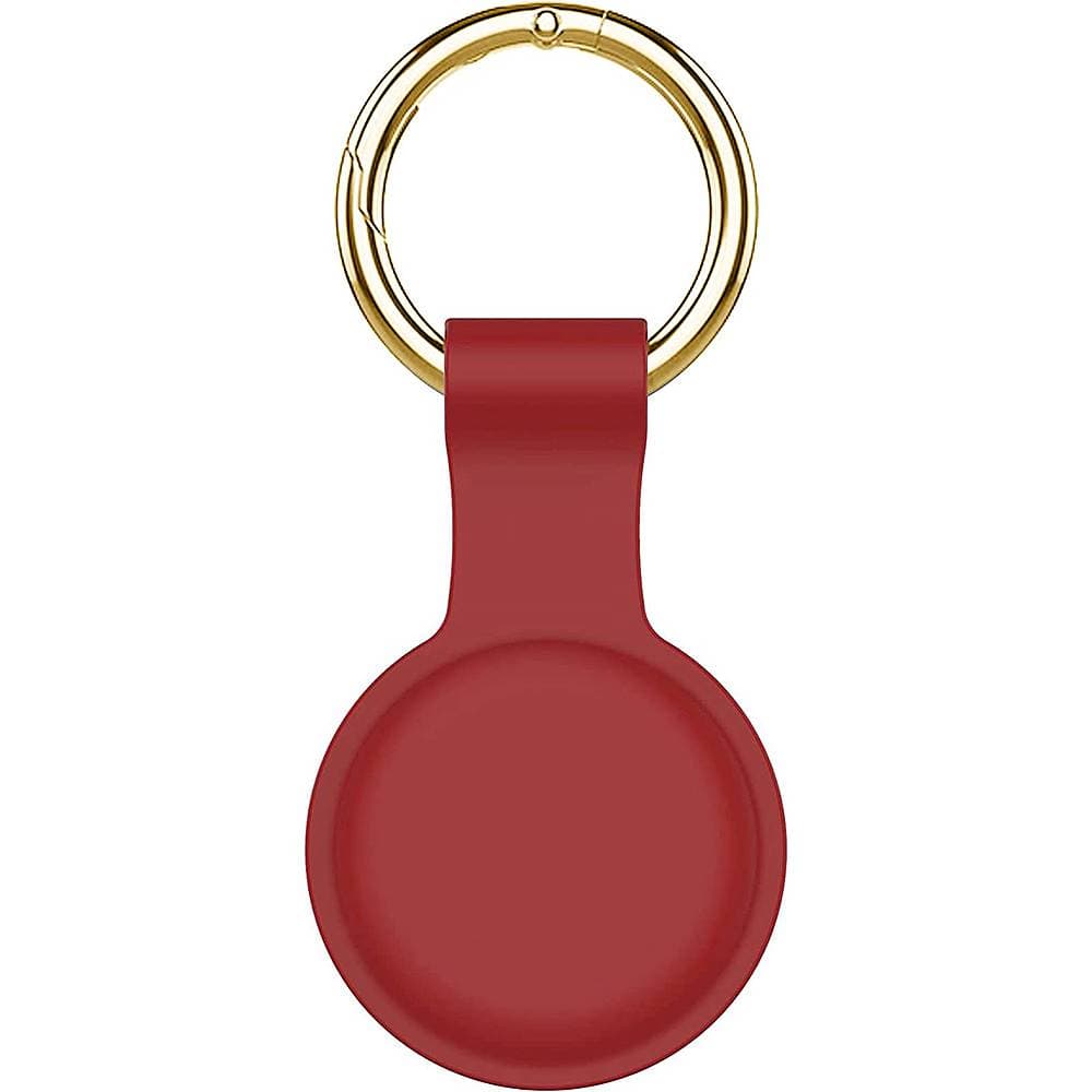 Alt View 11. SaharaCase - Liquid Silicone Case for Apple AirTag - Red.