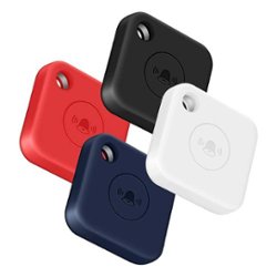 SaharaCase - Silicone Case for Tile Mate (4-Pack) - Black/Blue/Red/White - Front_Zoom