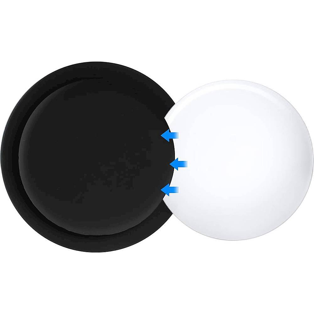 Alt View 12. SaharaCase - StickOn Silicone Case for Apple AirTag (4-Pack) - Black/White/Blue/Green.