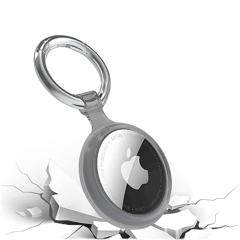 Alt View 13. SaharaCase - Hybrid Flex Case for Apple AirTag - Black.