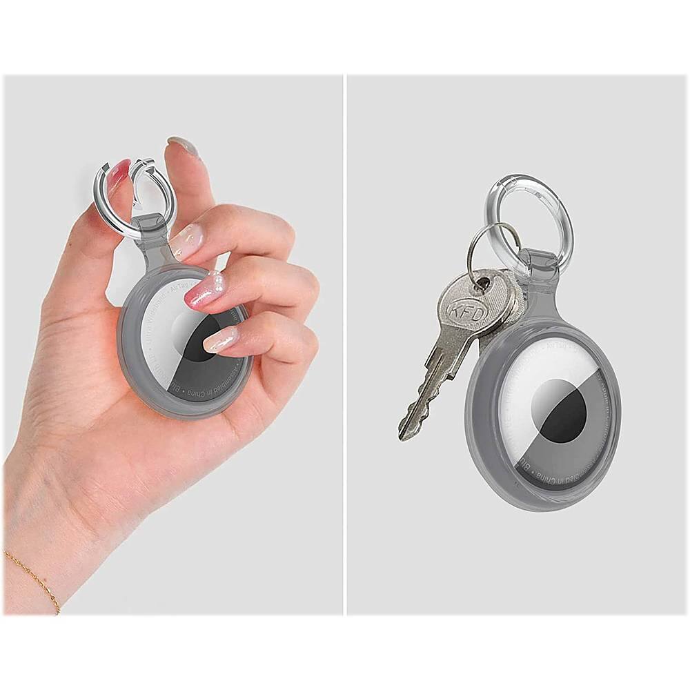 Alt View 14. SaharaCase - Hybrid Flex Case for Apple AirTag - Black.