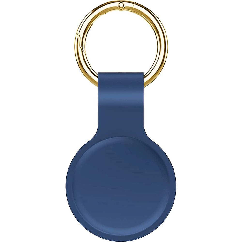 Alt View 11. SaharaCase - Liquid Silicone Case for Apple AirTag - Blue.