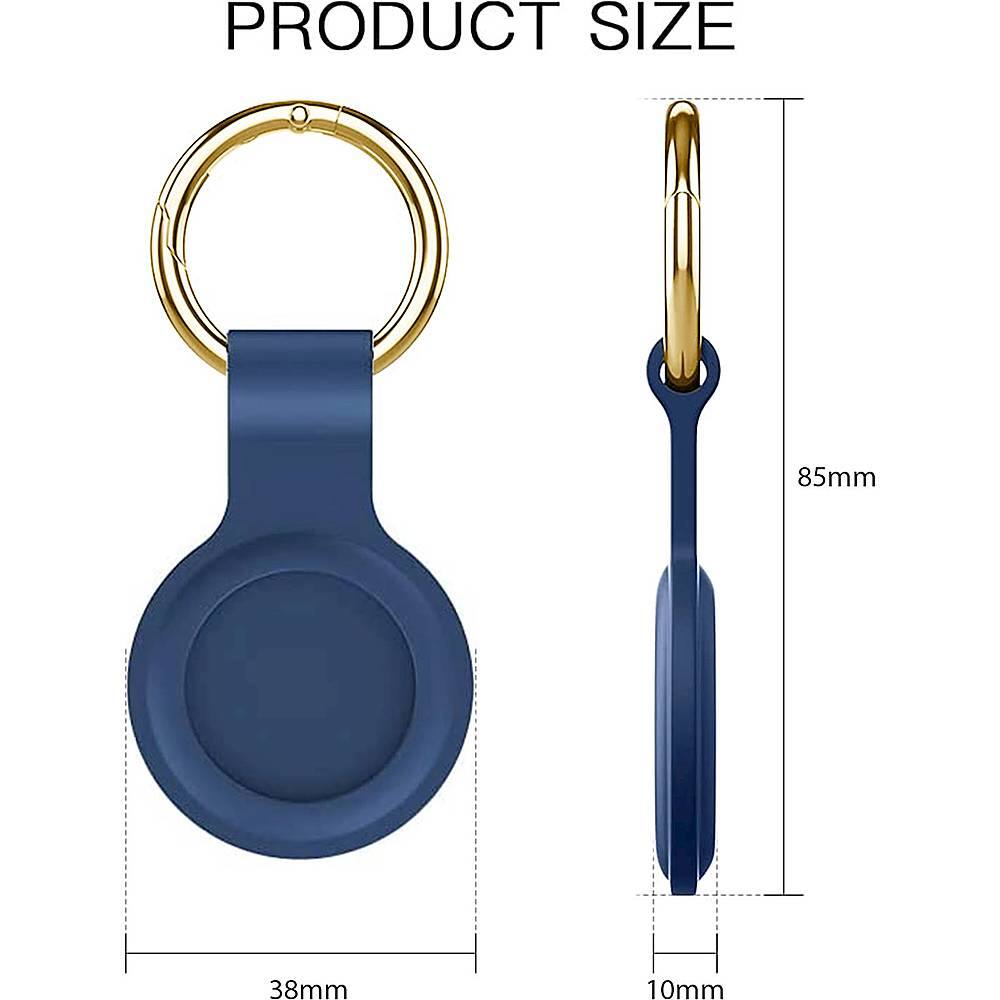 Alt View 14. SaharaCase - Liquid Silicone Case for Apple AirTag - Blue.