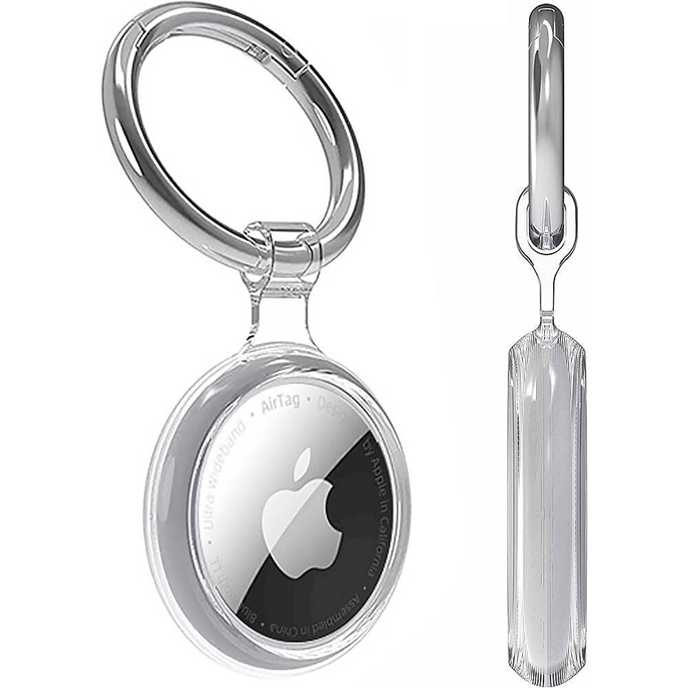 Alt View 11. SaharaCase - Hybrid Flex Case for Apple AirTag - Clear.