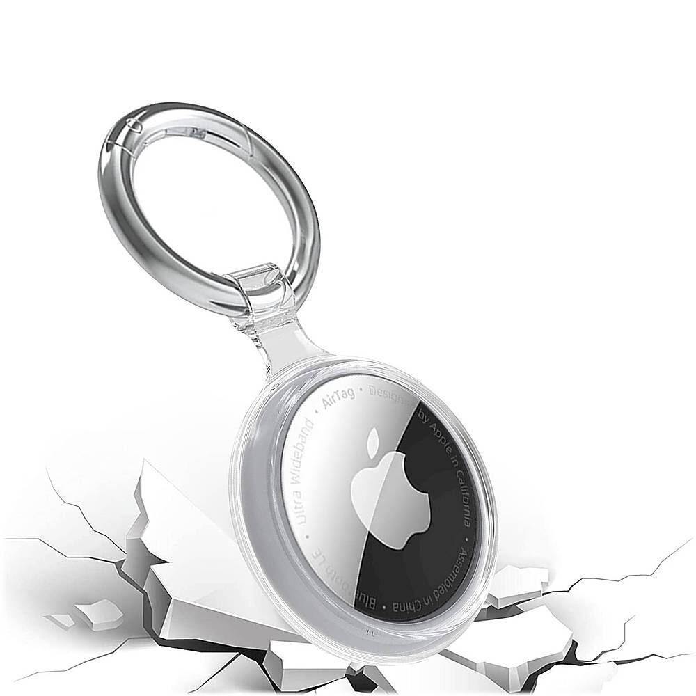 Alt View 13. SaharaCase - Hybrid Flex Case for Apple AirTag - Clear.