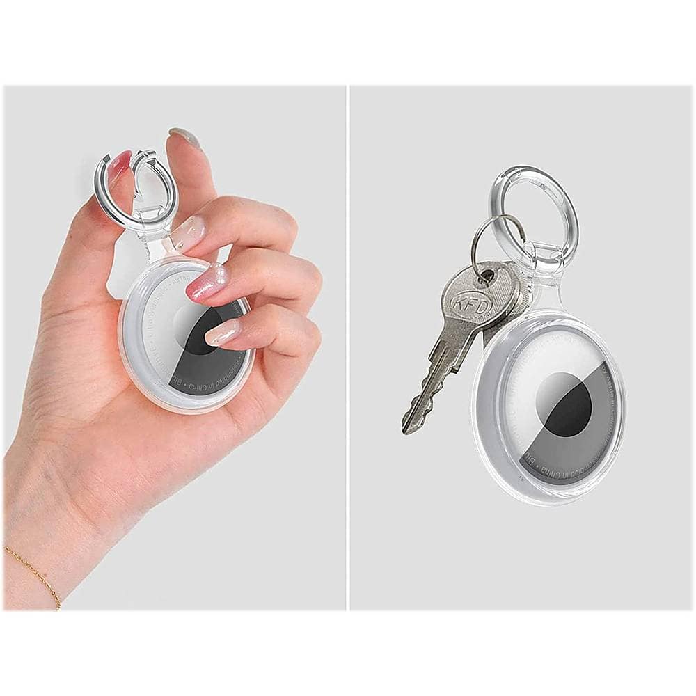 Alt View 14. SaharaCase - Hybrid Flex Case for Apple AirTag - Clear.