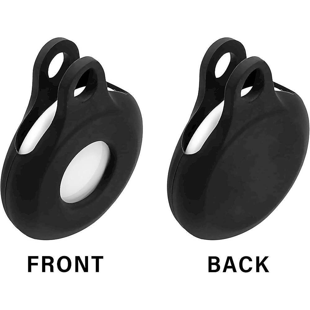 Alt View 11. SaharaCase - EasyClip Silicone Case for Apple AirTag - Black.