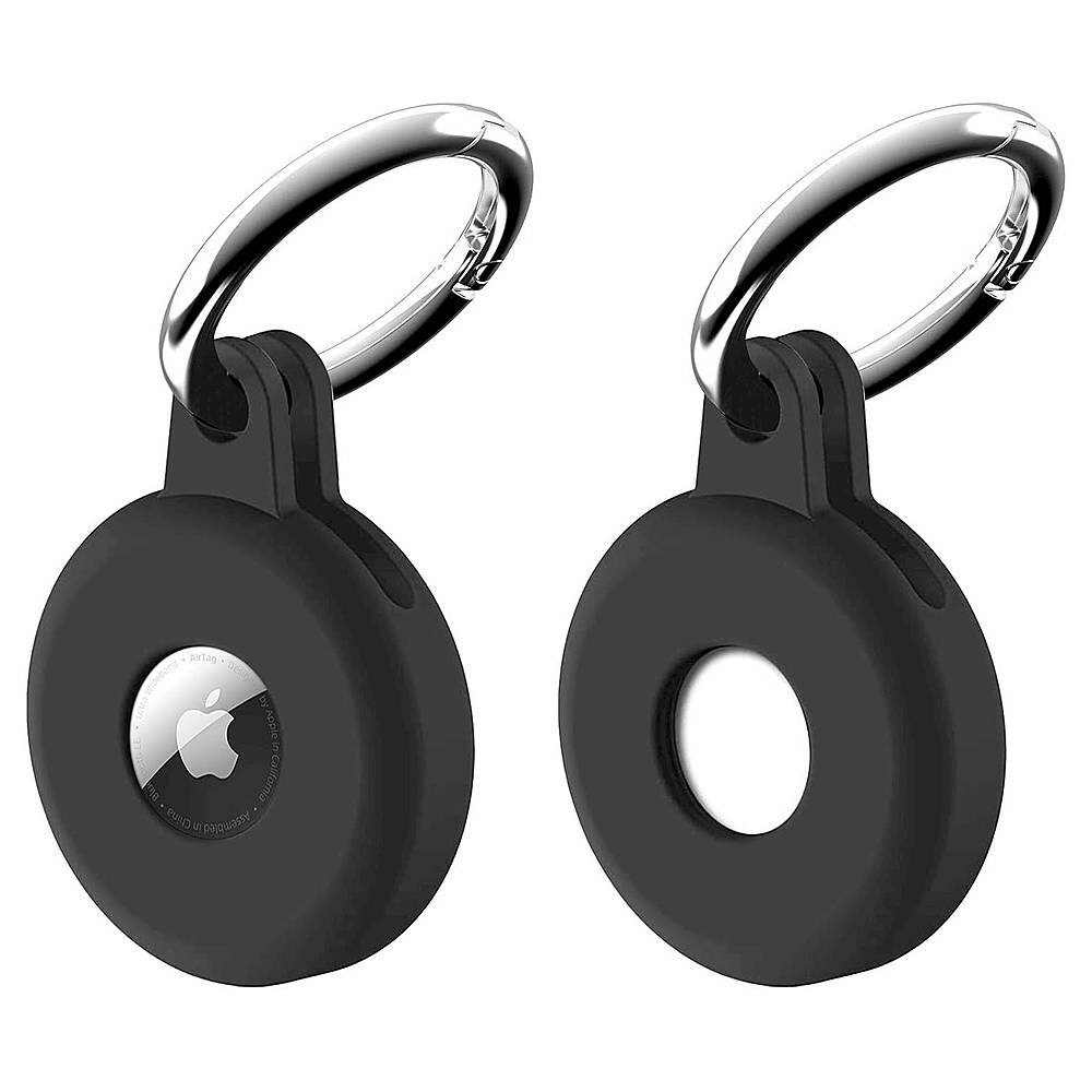 Alt View 14. SaharaCase - EasyClip Silicone Case for Apple AirTag - Black.