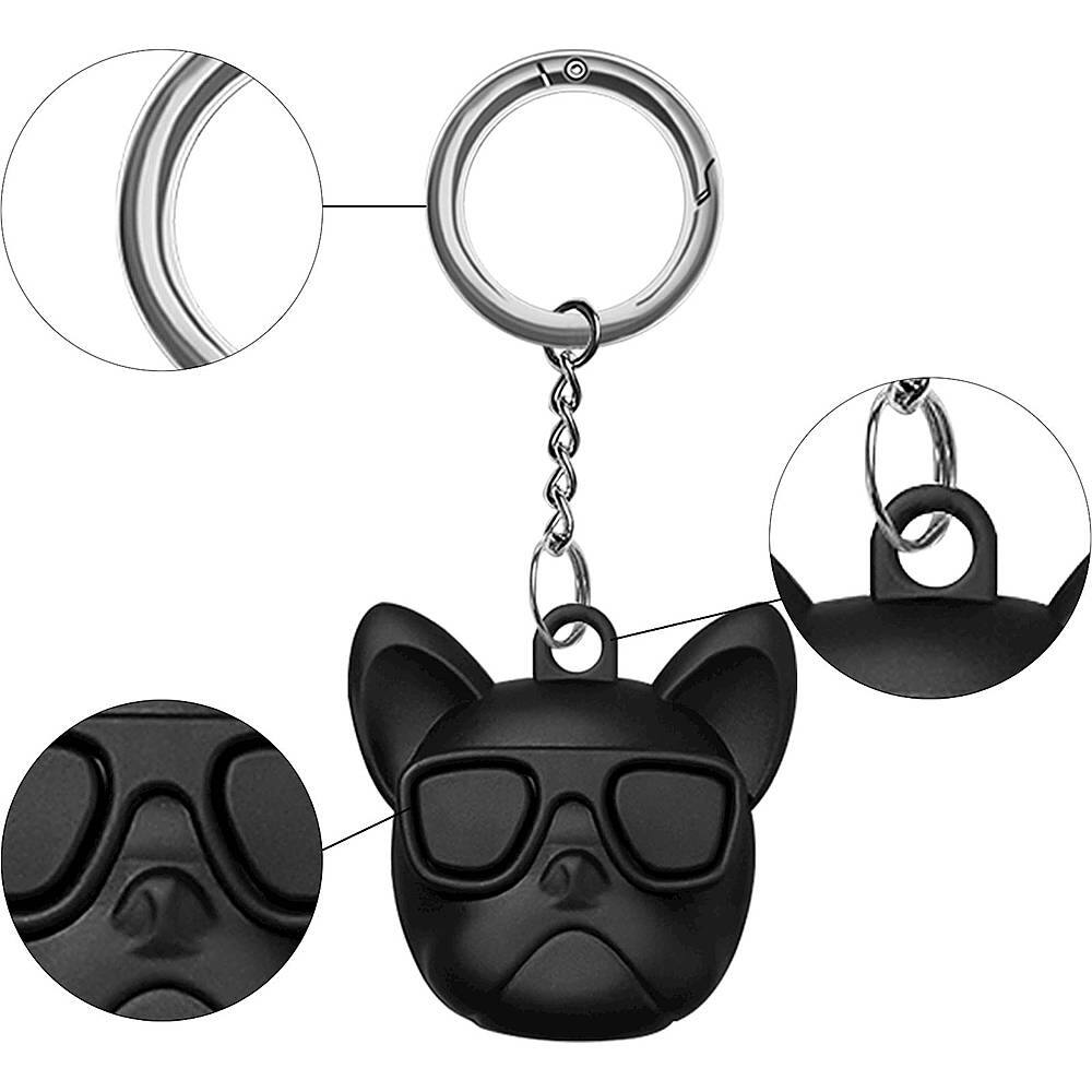 Alt View 12. SaharaCase - Hang Case for Apple AirTag - Black.