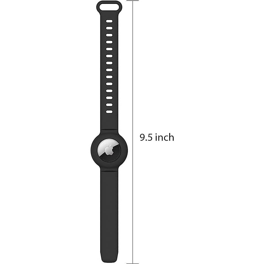 Alt View 13. SaharaCase - Silicone Wrist Band for Apple AirTag - Black.