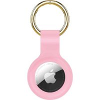 SaharaCase - Liquid Silicone Case for Apple AirTag - Pink - Front_Zoom