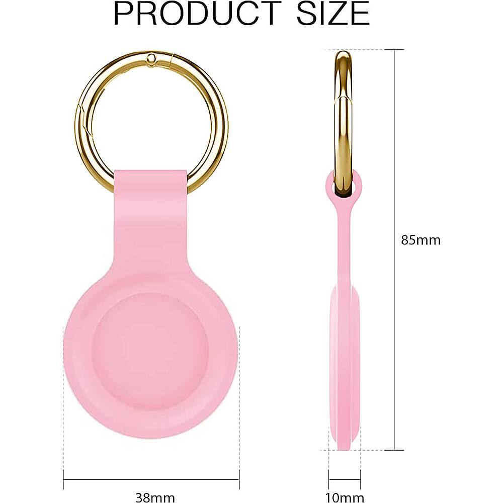 Alt View 14. SaharaCase - Liquid Silicone Case for Apple AirTag - Pink.