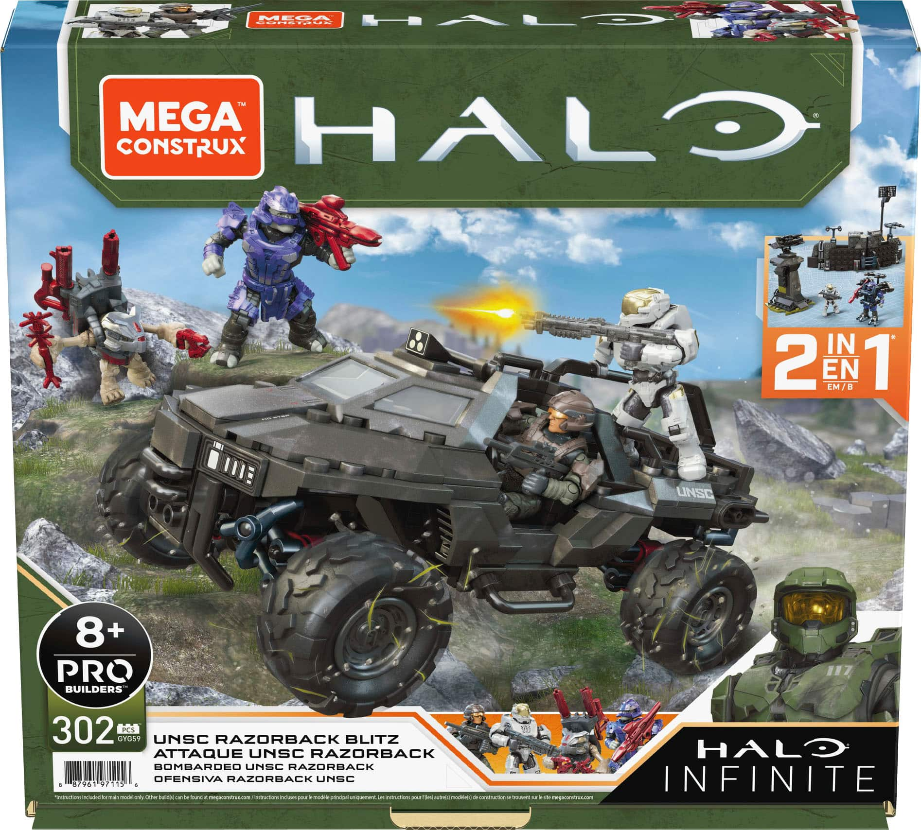 halo mega bloks green warthog