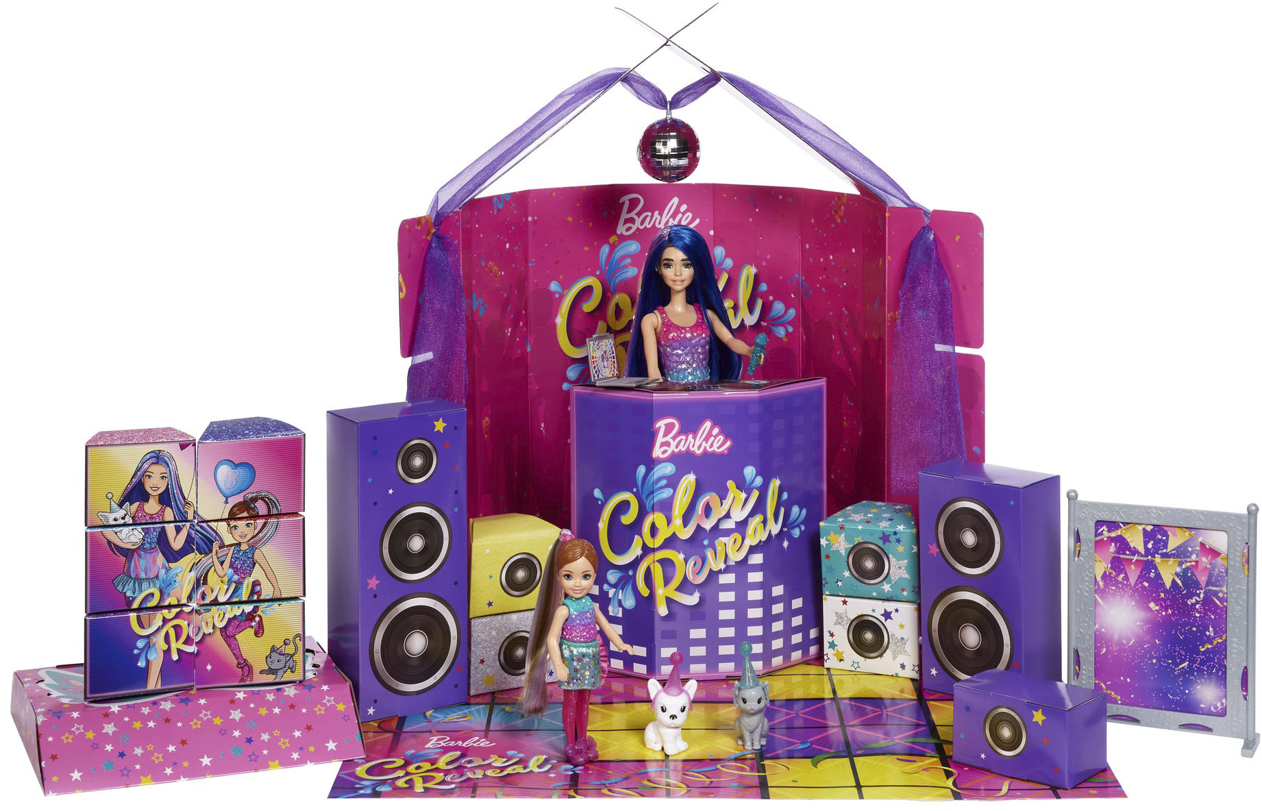 Paniate - Barbie Color Reveal Mega Surprise Pack Party