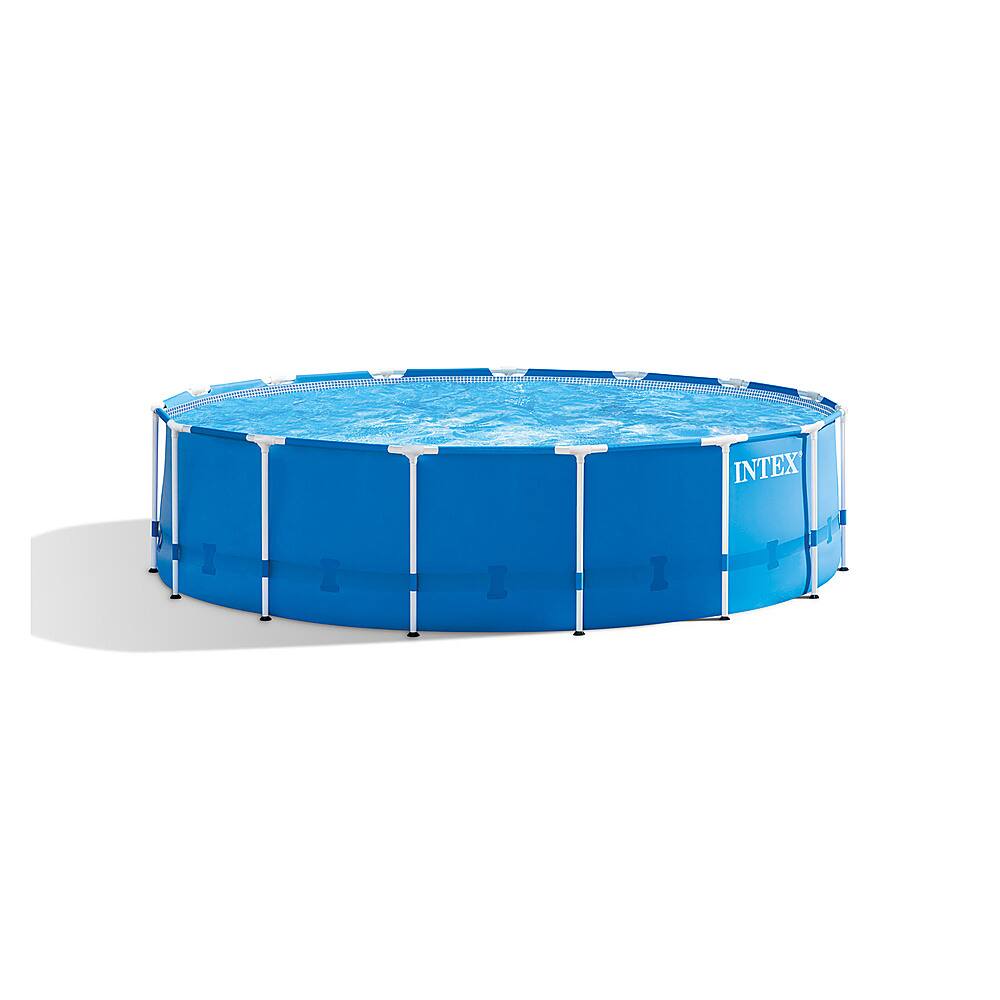 Alt View 11. Intex - Swimming Pool Set w/ Pump and Filter Pump - Blue.