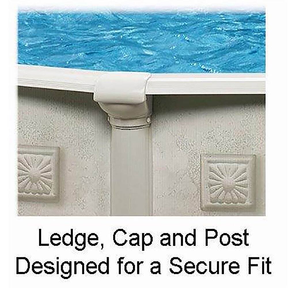 Ledge, Cap and Post Designed for a Secure Fit