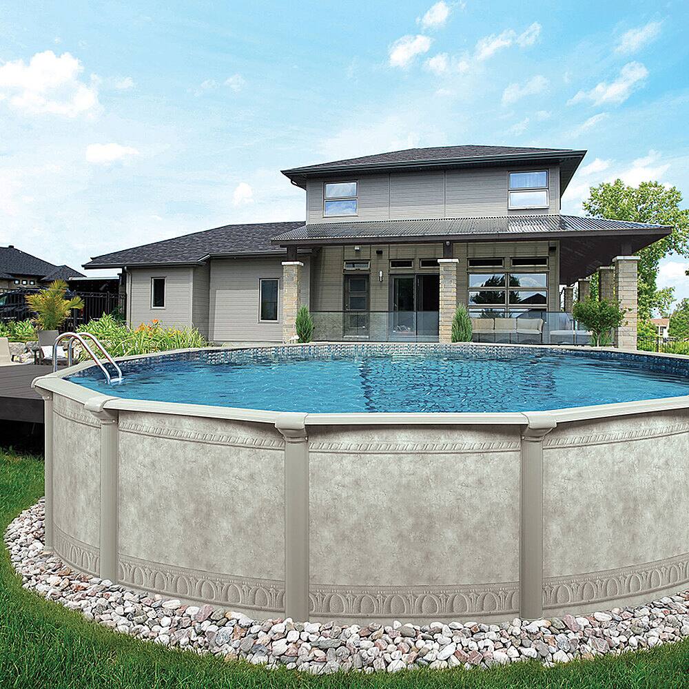 Alt View 12. Aquarian - 15ft x 52in Round Above Ground Swimming Pool.