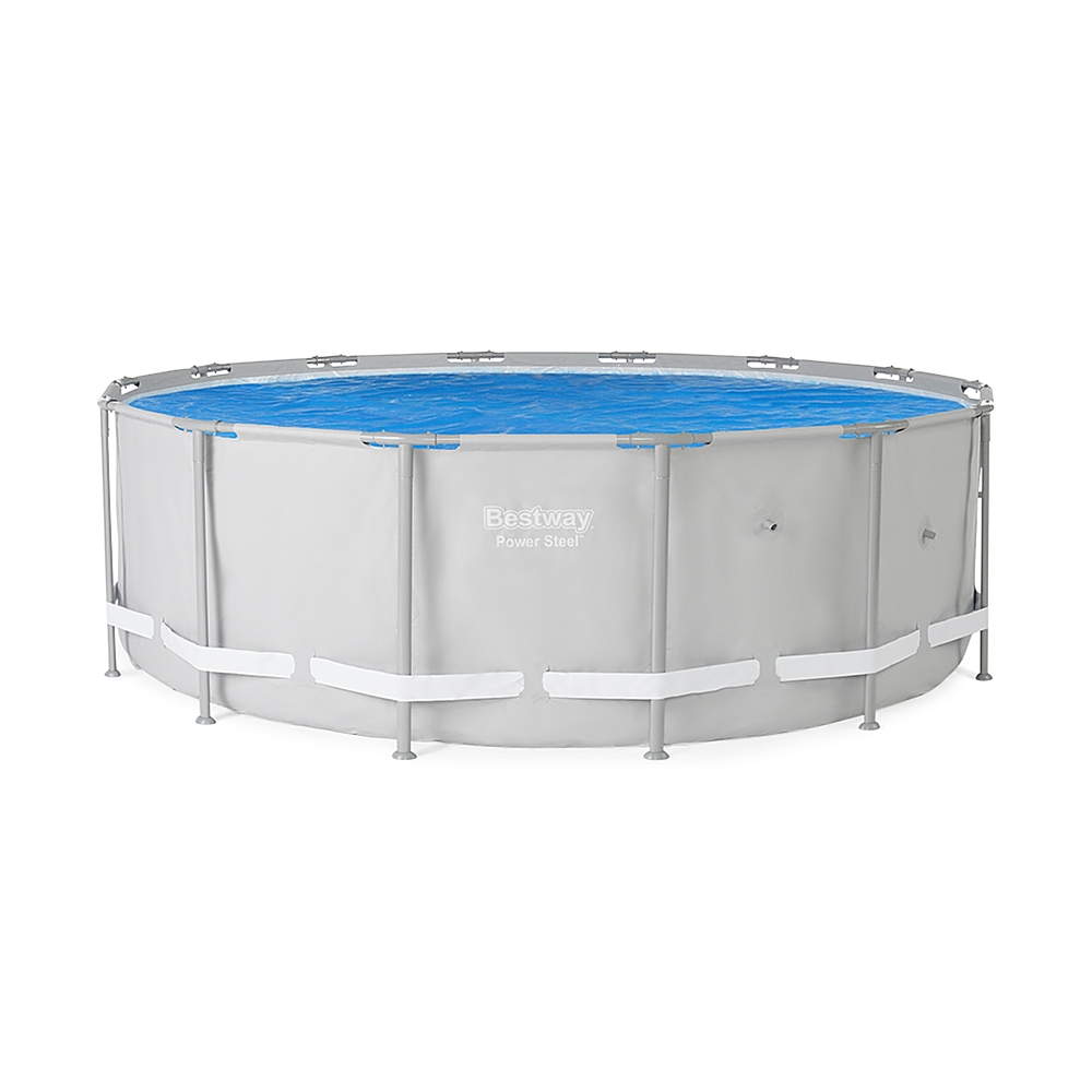 Bestway - 15ft Round Above Ground Swimming Pool Solar Heat Cover Pool Not Included