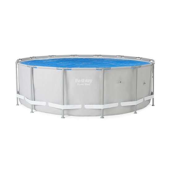 Front Zoom. Bestway - 15ft Round Above Ground Swimming Pool Solar Heat Cover Pool Not Included.