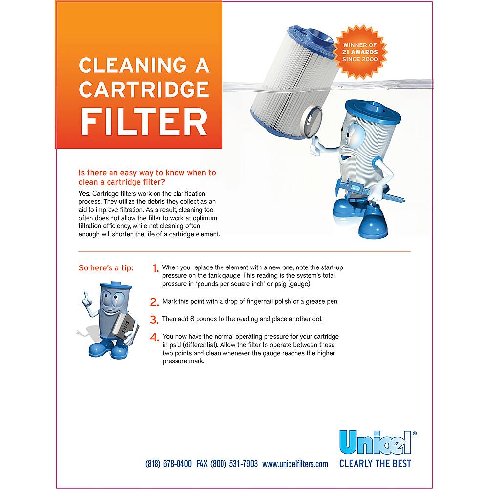 Alt View 17. Unicel - C-8316 Filter Cartridge.