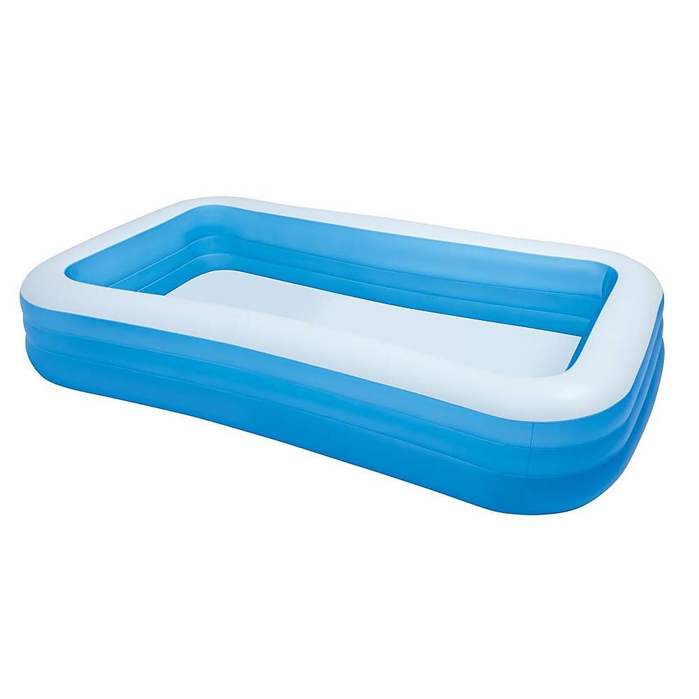 Intex - Family Backyard Inflatable Kiddie Pool - Blue