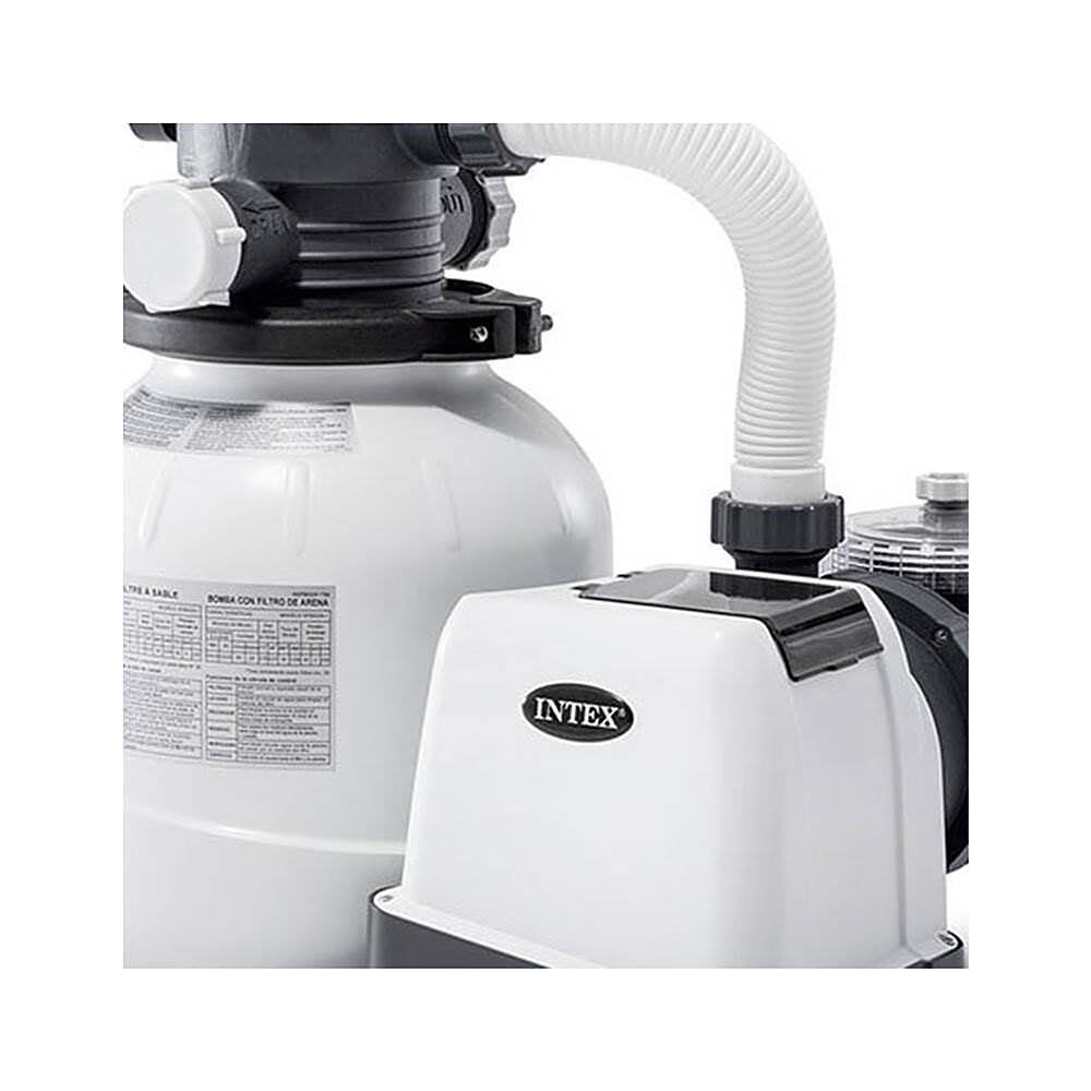 Alt View 13. Intex - 2100 GPH Above Ground Pool Sand Filter Pump with Automatic Timer.
