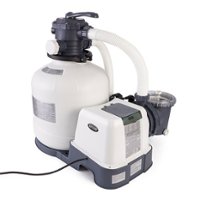 Intex - 3000 GPH Above Ground Pool Sand Filter Pump with Automatic Timer - Front_Zoom