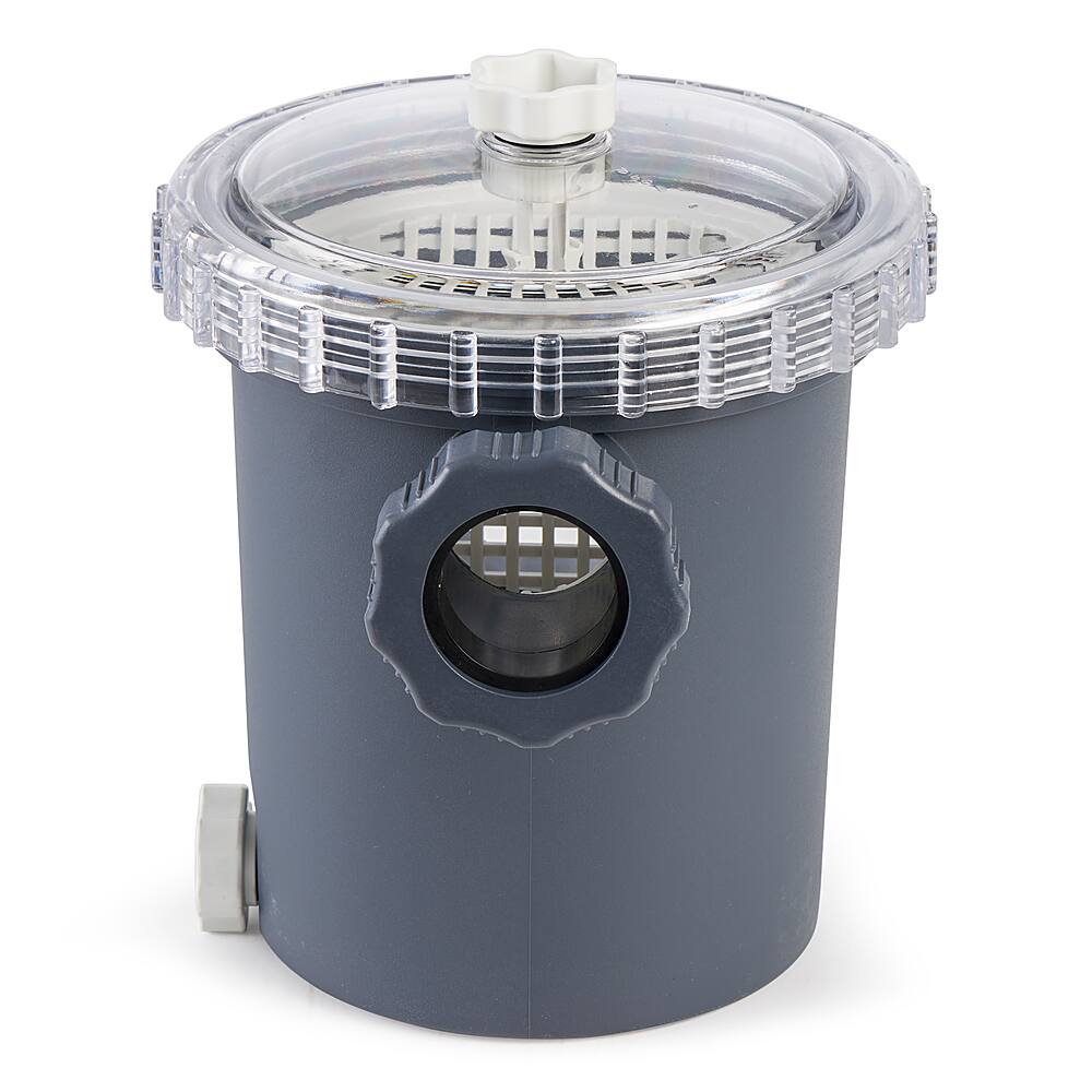 Alt View 1. Intex - 3000 GPH Above Ground Pool Sand Filter Pump with Automatic Timer - White.