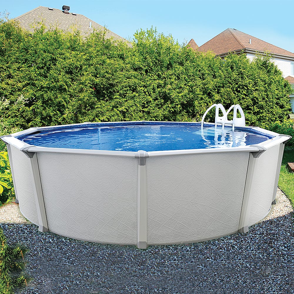 Best Buy: Aquarian 21ft x 52in Round Above Ground Swimming Pool ...