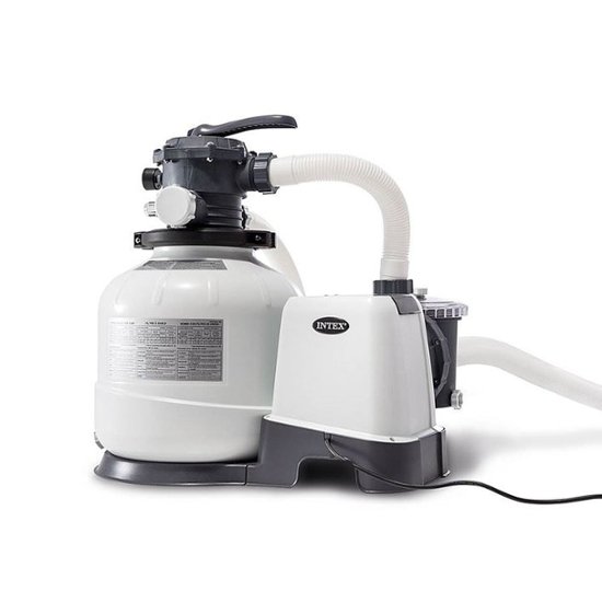 Front Zoom. Intex - 2800 GPH Above Ground Pool Sand Filter Pump with Automatic Timer.
