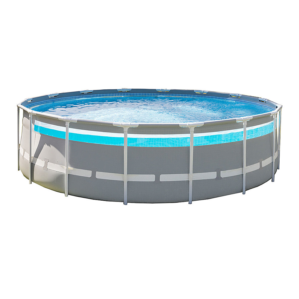 Intex 26729EH 16ft x 48in Clearview Prism Above Ground Swimming Pool with Pump - Gray