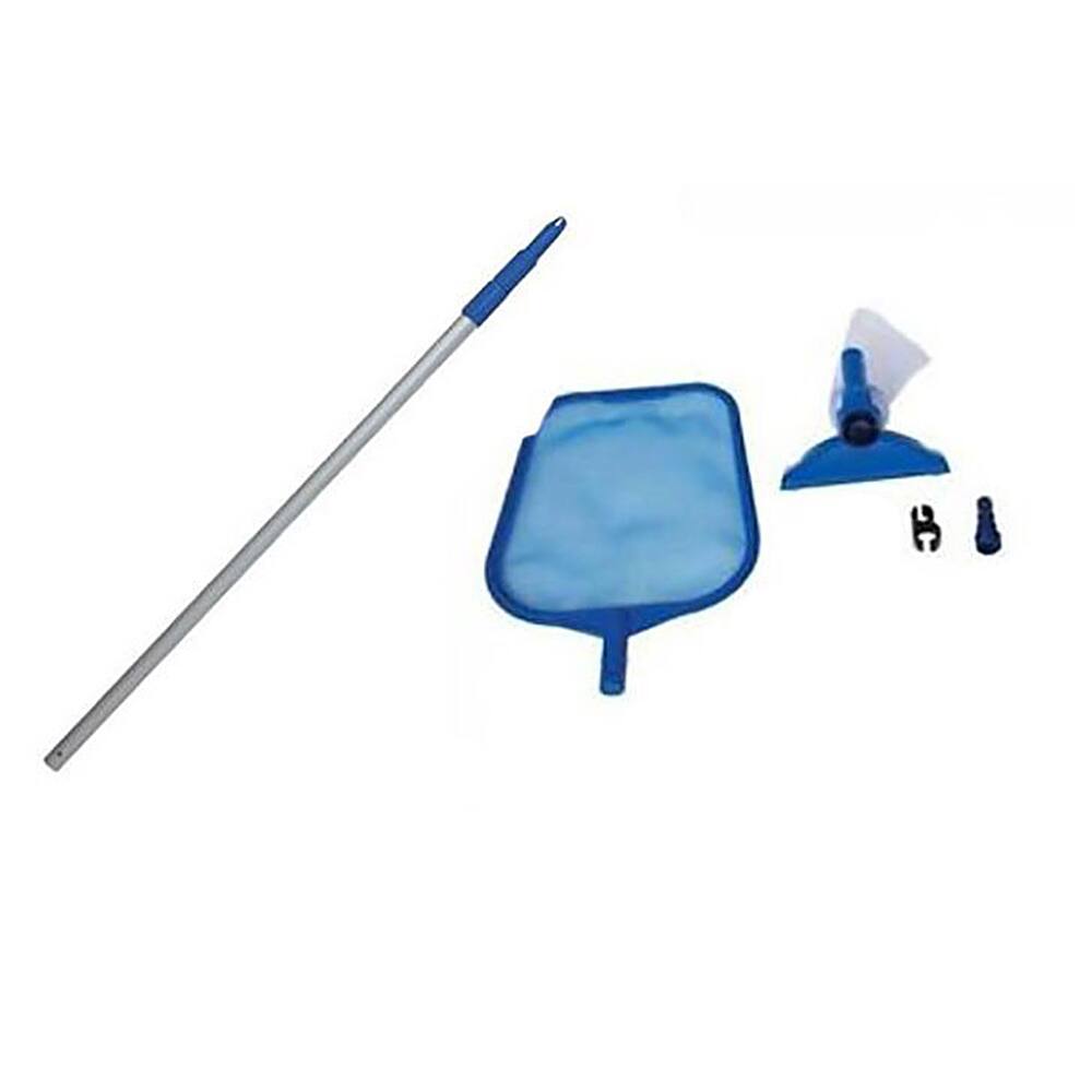 Alt View 17. Intex - Pool w/ Filter Pump & Pool Cleaning Kit - Blue.