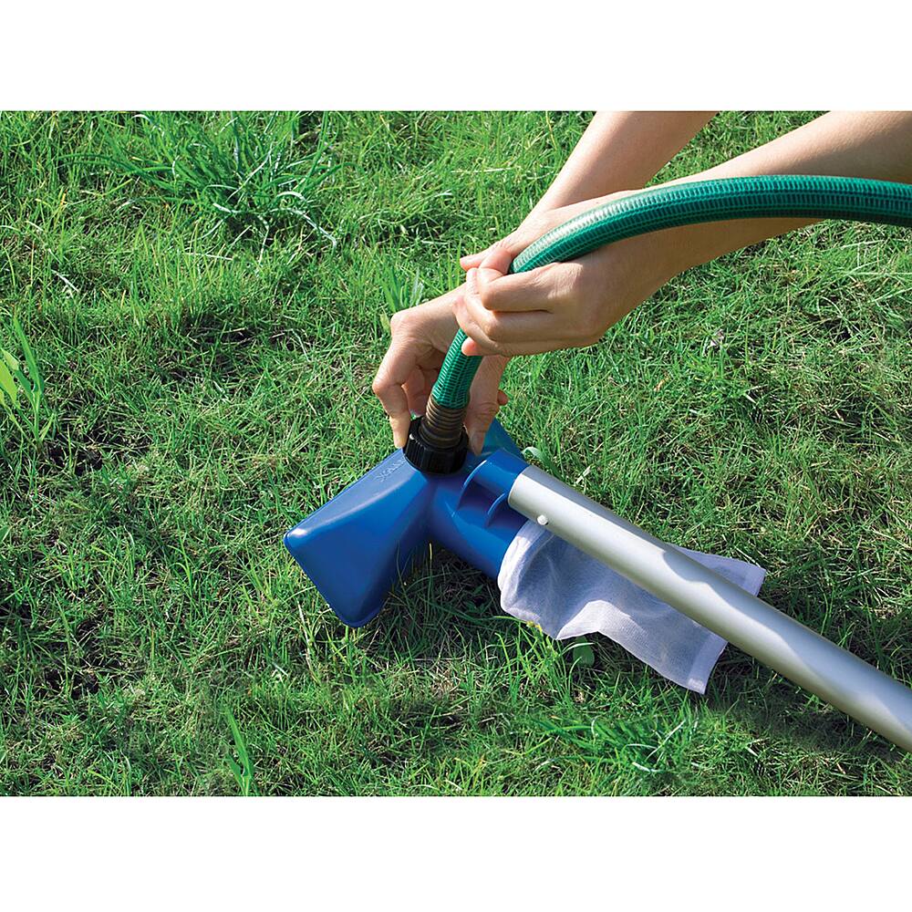 Alt View 22. Intex - Pool w/ Filter Pump & Pool Cleaning Kit - Blue.