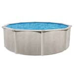 Aquarian - 18'x52" Round Steel Frame Above Ground Pool