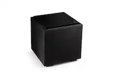 Front. Definitive Technology - Descend DN8 8" Sub, 3XR Architecture, 500W Peak Class D Amplifier & (2) 8" Bass Radiators - Black.