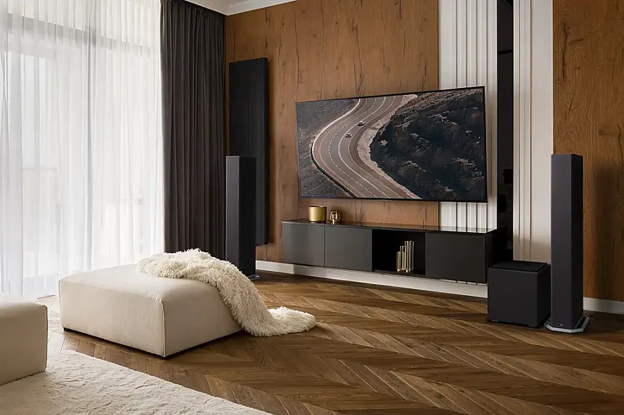 Alt View 16. Definitive Technology - Descend DN8 8" Sub, 3XR Architecture, 500W Peak Class D Amplifier & (2) 8" Bass Radiators - Black.