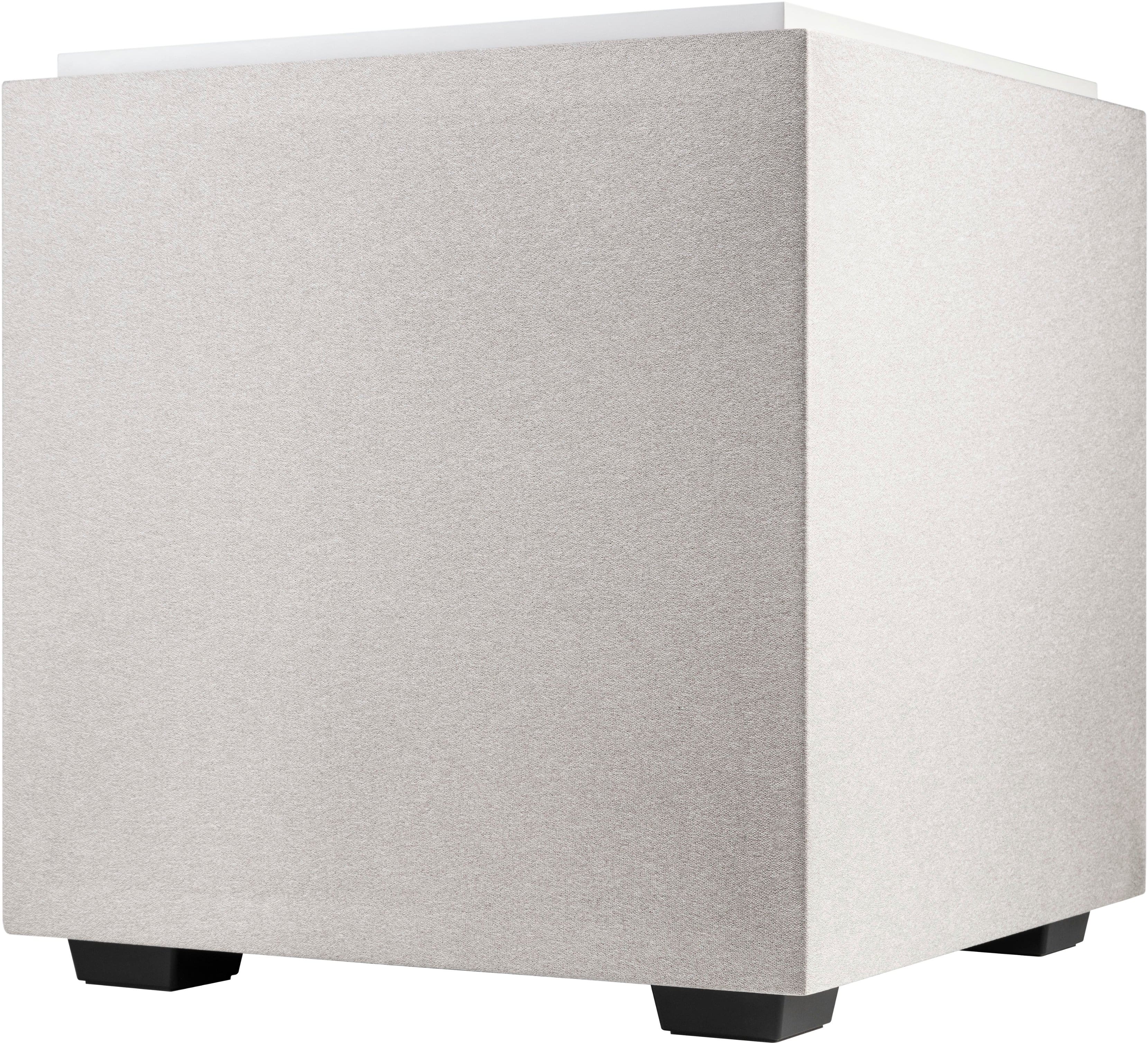 Front. Definitive Technology - Descend DN10 10" Sub, 3XR Architecture, 500W Peak Class D Amplifier, (2) 10" Bass Radiators - White.
