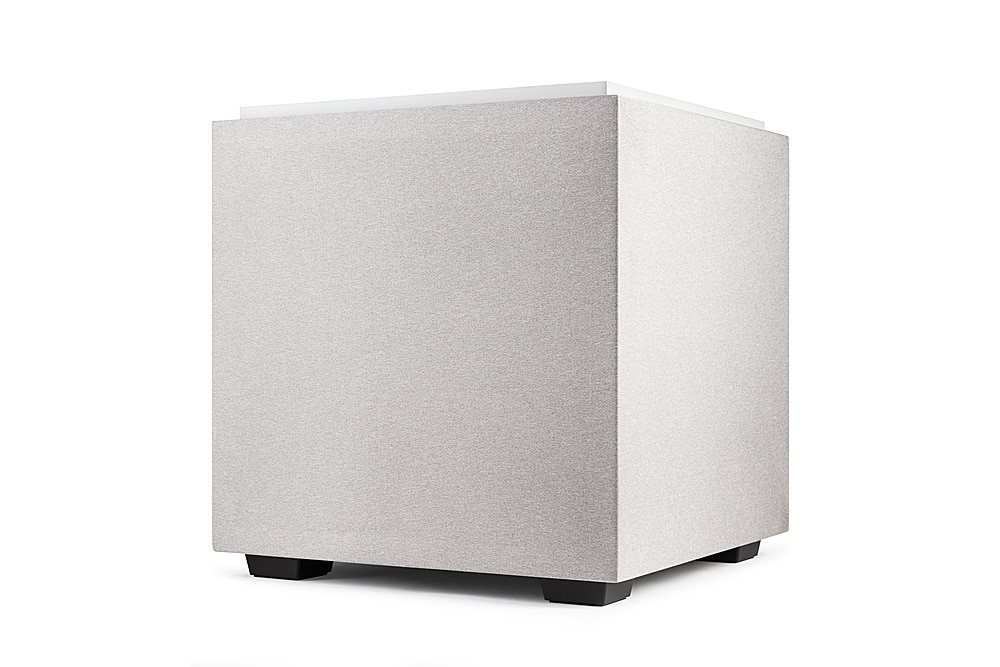 Alt View 12. Definitive Technology - Descend DN10 10" Sub, 3XR Architecture, 500W Peak Class D Amplifier, (2) 10" Bass Radiators - White.