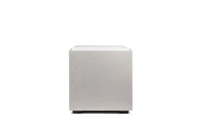 Front. Definitive Technology - Descend DN8 8" Sub, 3XR Architecture, 500W Peak Class D Amplifier & (2) 8" Bass Radiators - White.