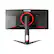 Back. Viotek - GNV30CBXA Advanced 30-Inch Curved 200Hz Gaming Monitor (HDMI, DisplayPort) - Black.