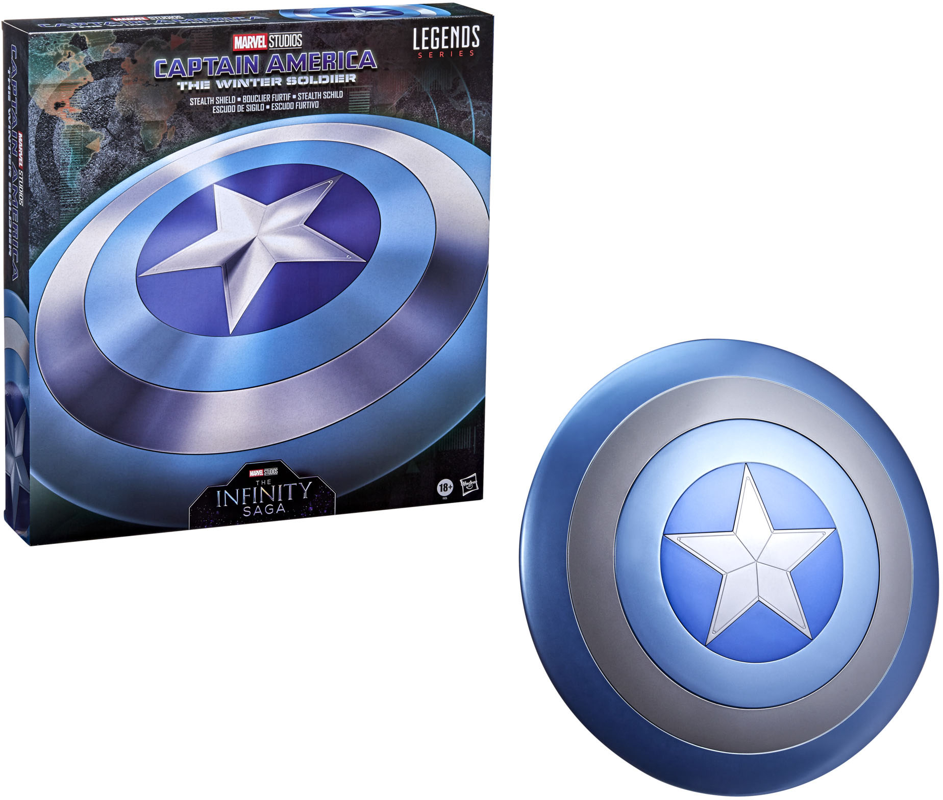 Enriquecimiento semáforo Fe ciega Marvel Legends Captain America Stealth Shield F1125 - Best Buy
