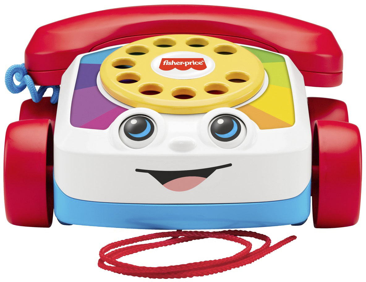 Chatter Telephone Pull Along Ringing Sounds Moving Eyes Spinning Dial Numbers 