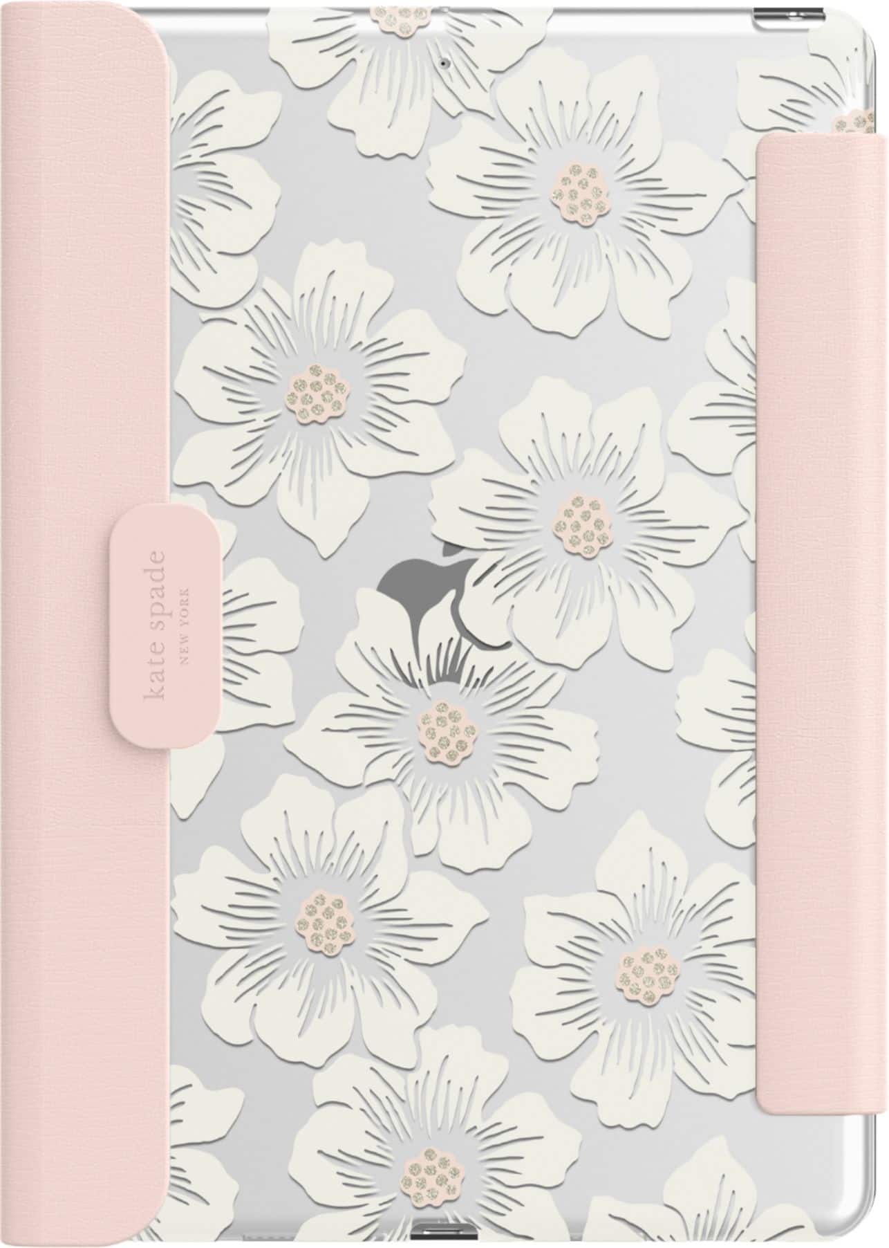 Front. kate spade new york - Protective Folio Case for iPad 10.2" - Hollyhock.