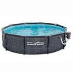 Summer Waves - 10ft x 30in Above Ground Frame Pool & Pump