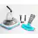 Front. Kokido - Rechargeable Handheld Electric Pool Vacuum Set.