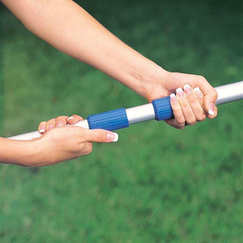 Alt View 17. Intex - Pool with Filter Pump and Pool Cleaning Kit - Blue.