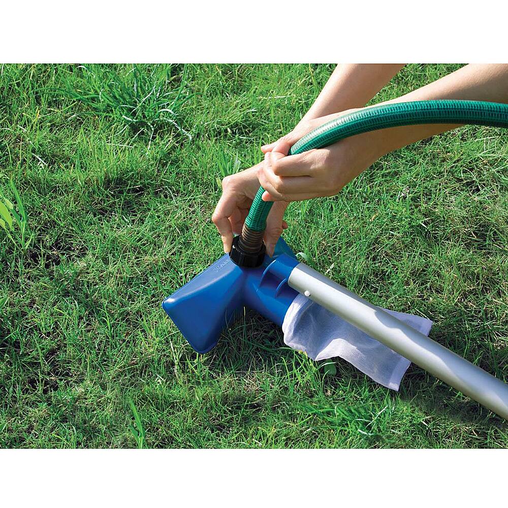 Alt View 20. Intex - Pool with Filter Pump and Pool Cleaning Kit - Blue.