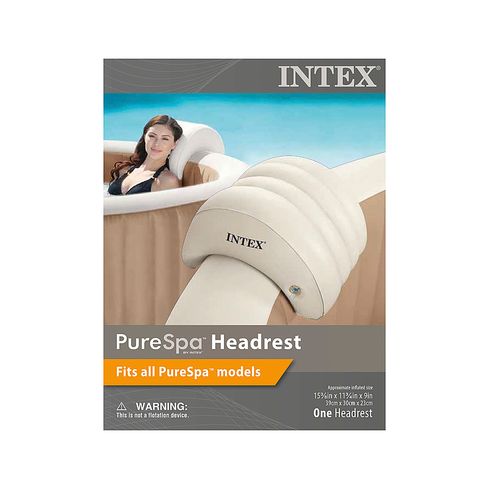 Intex PureSpa Hot Tub Removable Inflatable Lounge Headrest Pillow Spa Accessory  